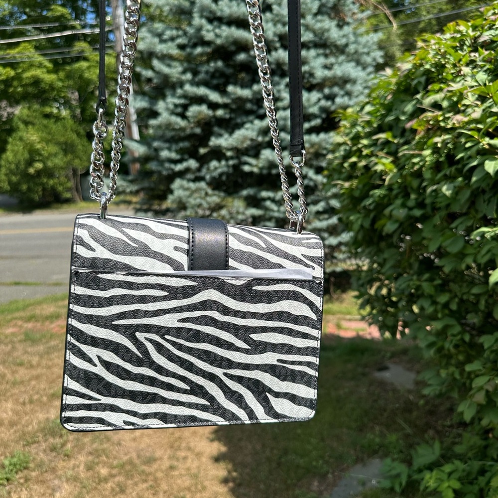 Michael Kors small Zebra Print Crossbody NWT - Picture 11 of 11